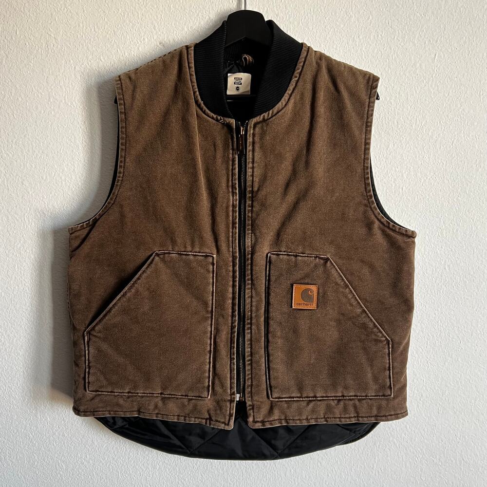 Carhartt V02 CHT brown work wear vest